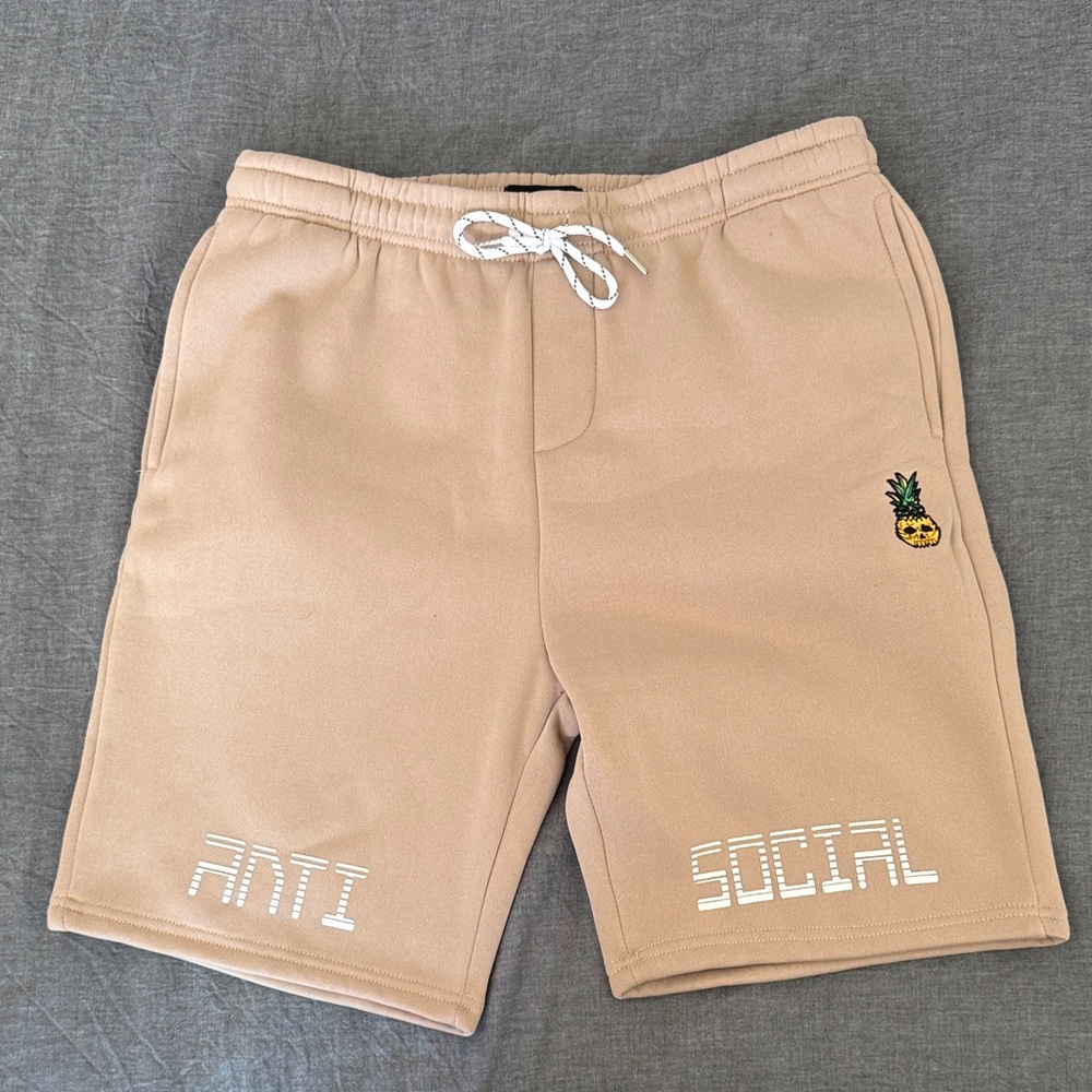 Anti Social Tan Men's Athletic Shorts